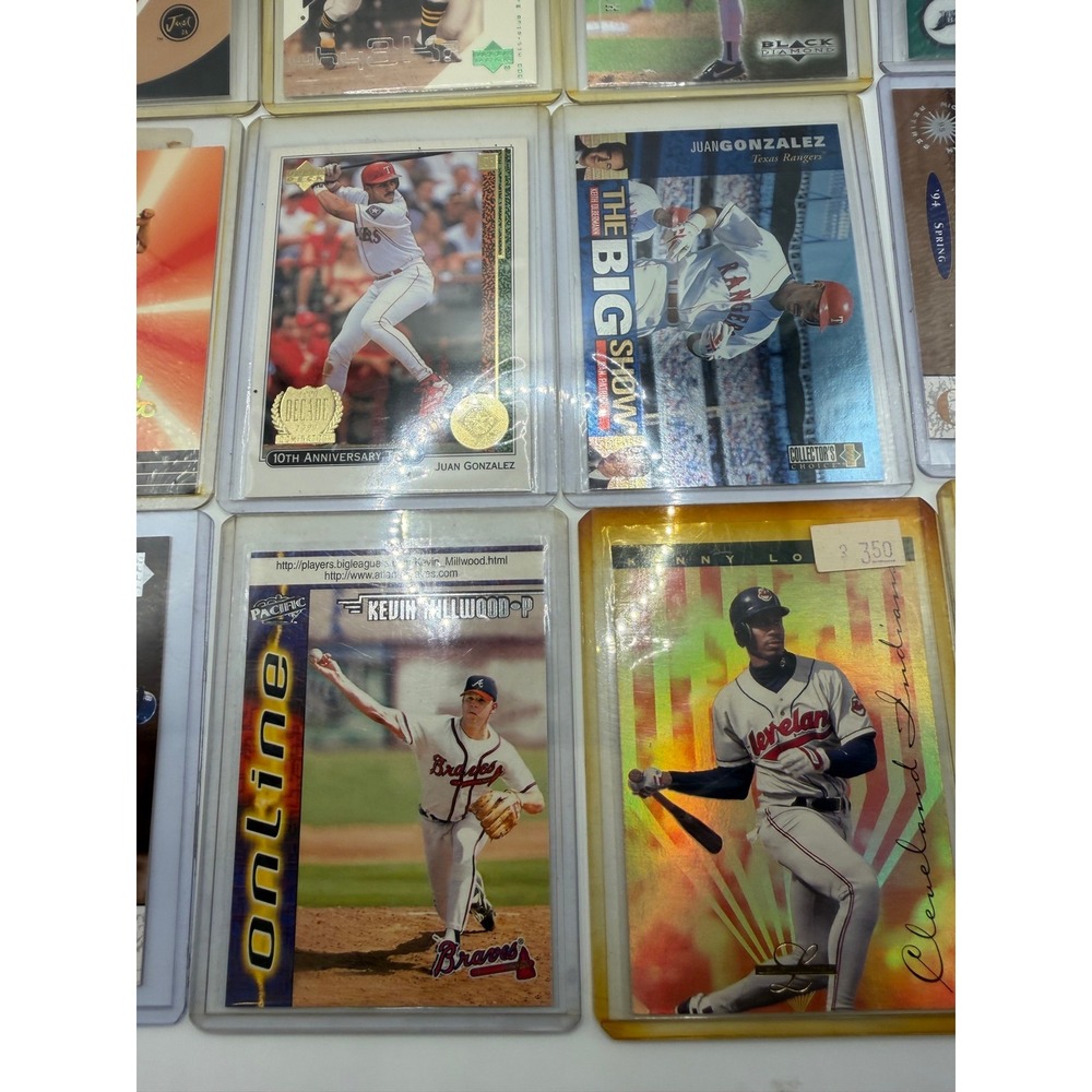 LOT 4 15-Card Baseball Lot 3x Michael Jordan One on One Maddux McGriff